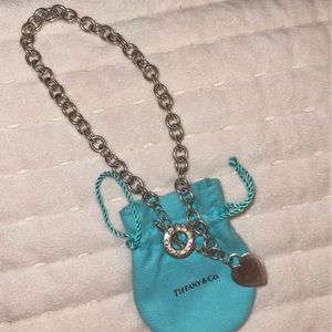 Tiffany & co. Heart tag chain necklace